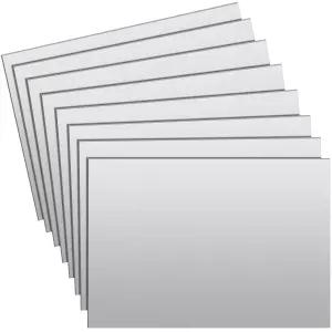 히카러 8개 18게이지 금속 강판 12 x 6 용접 가능한 연강 냉간 압연판 0.05인치 1.2mm 두꺼운 사각 패널