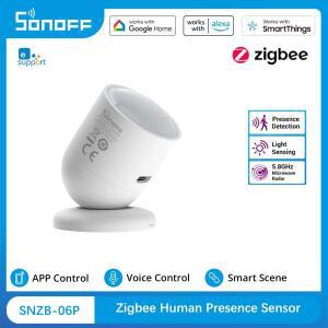SONOFF SNZB-06P 지그비 인체감지 센서 5.8GHz 마이크로파 레이더 스마트홈 NSPanel Pro, iHost, ZB Bridge