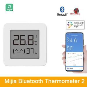 기존 Mijia Bluetooth 온도계 2 무선 스마트 전기 디지털 습도 센서 모니터는 APP와 함께 작동합니다.