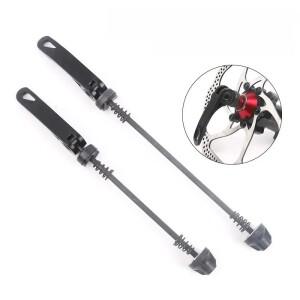 호환 자전거 퀵 릴리스 볼트 허브 꼬치 레버 액슬 로드 산악 교체 사이클링 부품 (앞 120mm  뒤 150mm)