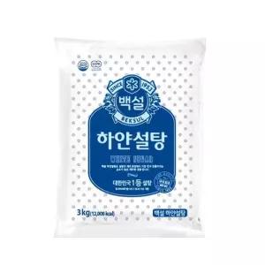 CJ제일제당 백설 하얀설탕 3kg