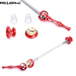 호환 RISK 초경량 티타늄 TI QR 로드 바이크 퀵 릴리스 꼬치 레버  사이클링 허브 48.8g/쌍