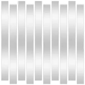 10개의 판금 스트립 길이 12인치 너비 1인치 두께 0.02인치 얇은 평평한 금속 304개의 스테인리스 스틸 갭