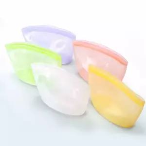 ToB 국산 실리콘 밀폐용기 지퍼백 파우치 대형 1500ml