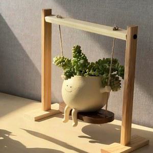 그네 화분 정원용 다육이 선물 식물 귀여운 그네세트