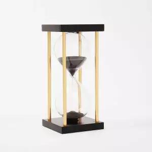 [알티피아]모래시계 15분 블랙 장식품 미니 게임 숙제