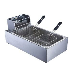 전기튀김기 2구 업소용 pc방 탁상용 튀김기계 소형
