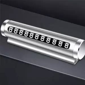 실버 열방지 주차번호판 자동차전화번호판 차량용