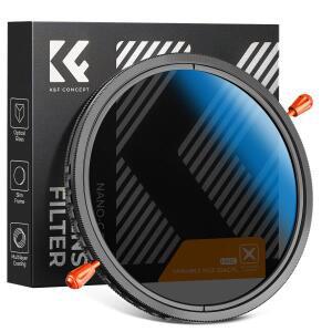 K&F Concept 나노-C 가변 ND 필터 (1-5 스톱) 및 CPL 2 in 1 (카메라 렌즈 49 52 55 58 62 67 72 77 82mm)