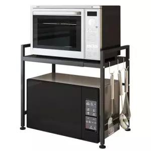 주방도구 길이조절 전자레인지 선반 수납장 밥솥 에어프라이어