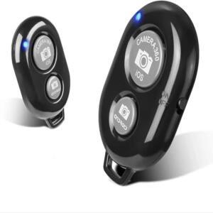 2팩 무선 카메라 리모컨 - iPhone 및 Android 휴대폰용 iPad iPod 태블릿, 사진 비디오용 클리커