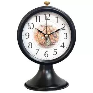 GB9091e 무소음 알람시계 블랙 믹싱 국내제조 아날로그알람시계