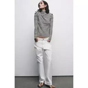 Zara 자라 초극세사 스트라이프 니트 스웨터 2893/011/104