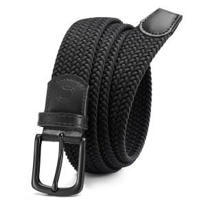 차오렌 남성 벨트 - 남성용 땋은 스트레치 골프 1 3/8