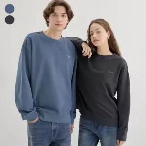 [백화점 홈쇼핑 정품] 게스 진 남여공용 베이직 맨투맨 NP3K5496