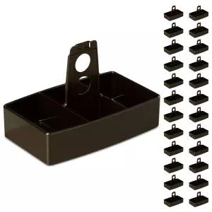 칼라일 푸드서비스 제품 주방용 슈가 캐디 플라스틱 50팩 블랙