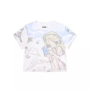 키르시 KIRSH X 썬원버드 풀 프린트 스탠다드핏 티셔츠 멀티 J52C2LRS17MTA