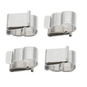 10개 태양광 패널 와이어 클립 2x6mm 보트용 클램프 배선 포토볼타익 PV 스테인리스 오거나이저 케이블 스틸 트레일러