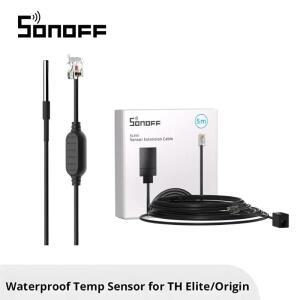 SONOFF WTS01 RJ9 4P4C Wifi 온도 센서 Sonoff TH Elite/TH Origin 용 방수 조절기 커넥터 연장 케이블 5M