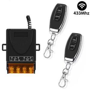 RF 무선 리모컨 스위치 433Mhz AC 110V 220V 고전류 릴레이 수신기 도어 모터 LED 전기 기기용