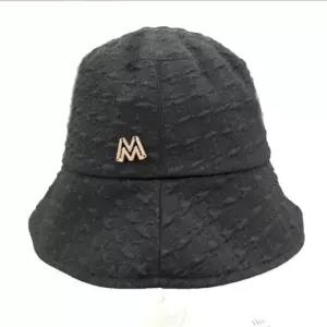 준캡 봄 여름 가을 M장식주름 벙거지 밀짚 시원한 밀짚모자 해변모자 여성 여자 모자 버킷햇