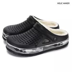 홀릭메이커 남성 샌들 털슬리퍼 털샌달 신발 HBM005 bhR9+5RiS