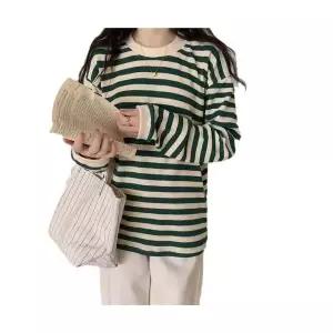 엘럽 여자 스트라이프 셔츠 이너티 블라우스 러블리 루즈핏 시크 긴팔 원템3