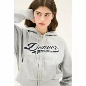 엔비에이 /NBA DEN 여성 레터링 후드 집업 N251TJ731P