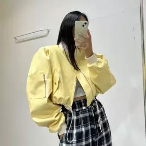 피로달 여자 차이나 봄옷 가죽 재킷 숏 스트링 코트 HO1