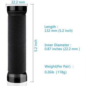 호환 자전거 핸들 바 그립 바의 이중 잠금 장치 접이식 BMX MTB 비치 크루저 스쿠터고무 손잡이