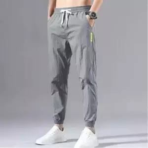 남성 여름 조거팬츠 밴딩조거바지 얇은 면바지 3컬러 아웃도어 레저팬츠 밴딩 면바지