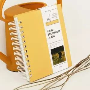 [문구/오피스] 앨범 네컷 접착식 프리즘 밀키옐로우 포토북