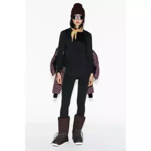 Zara 자라 THE 더RMOLITE CORE SKI 컬렉션 심리스 보온 티셔츠 - 블랙 4388/020/800