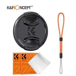 K&F Concept 카메라용 범용 렌즈 캡 직경 37mm-95mm 37mm 43mm -95mm(손실 방지 로프 포함) 15개 크기 세트