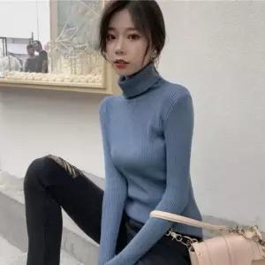 [옷은날개] 여성폴라티 슬림핏 골지니트폴라 긴팔 니트폴라티 골지티셔츠 목폴라 니트티