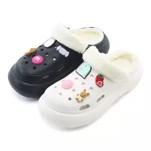 여성 키높이 슬리퍼 겨울 털 샌들 외출용 데일리신발 Lsw9+4Bag