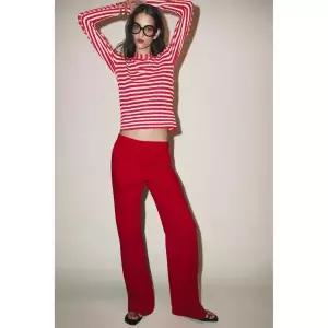 Zara 자라 울 스트라이프 스웨터 2142/035/104