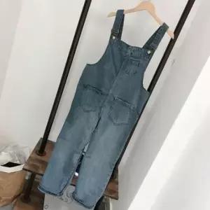 [옷은날개] 데님 점프슈트 어깨끈 조절 넉넉한핏 멜빵 팬츠
