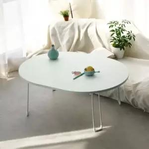 간이테이블 PET 타원형 접이식 좌식 소파 거실 테이블 800