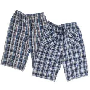 제이케이 여름 남자 빅사이즈 시원한 체크 밴딩 포켓 반바지 체크 반바지