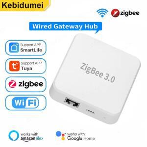 ZigBee 3.0 Tuya APP용 스마트 게이트웨이 허브 홈 유선 RJ45 이더넷 브리지 라우터 Alex Smart Home과 함