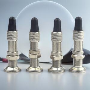 호환 4Pcs 자전거 던롭 밸브 아연 합금 교체 사이클링 산악 코어 부품