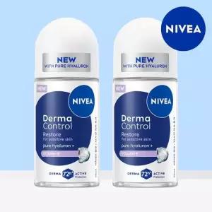 니베아 데오드란트 더마 컨트롤 리스토어 롤온 50ml 2개