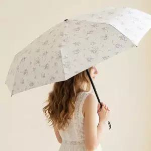 다네프 초경량130g 꽃무늬 고밀도 고급 암막 UV차단 양산 J319