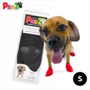 [반려] 라텍스 포우즈 블랙 천연 애견신발-S