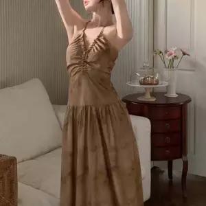 홀터넥 백리스원피스 스트링 롱드레스 휴양지 바캉스