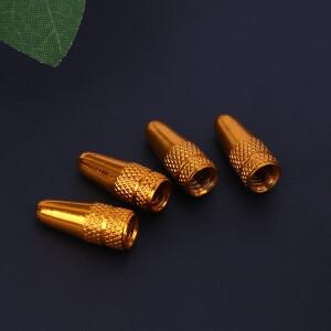 호환 자전거 프레스타 고압 알루미늄 밸브 캡  먼지 커버  블랙  실버  Ti  레드  골드  블루  그린  5 개