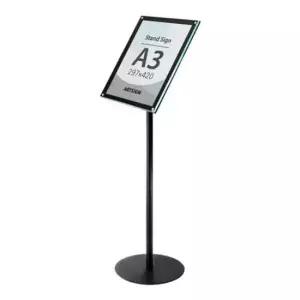 pop스탠드 아트사인 4747 스탠드꽂이A3(검정)