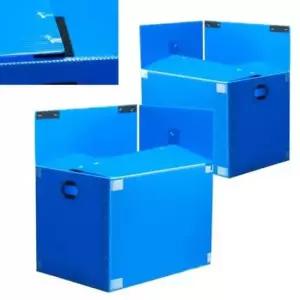 [JED] 상자 PP 단프라 포장용 플라스틱 이사짐 대형