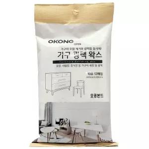 가구 표면에 얇은 코팅막을 형성 가구광택티슈 12매